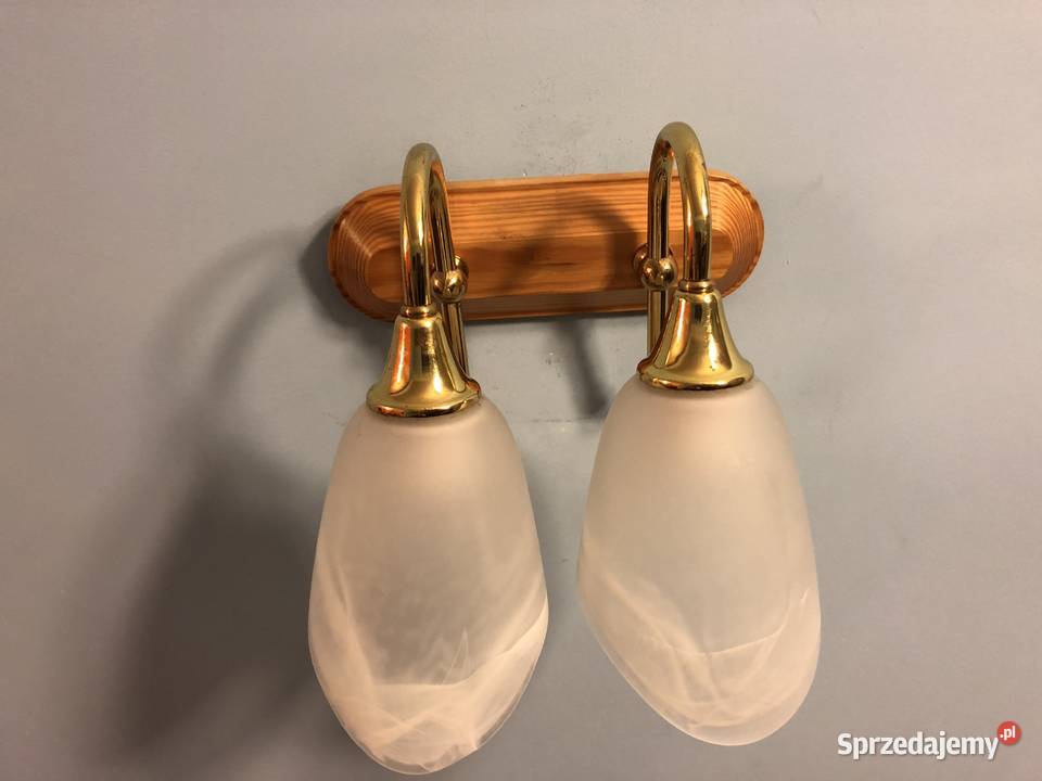 Kinkiet 2płomienny kolor złoty mosiądz na Kinkiety pomorskie Kwidzyn