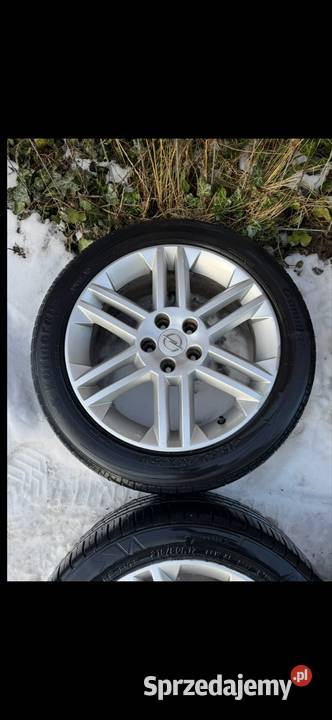 Felgi Opel 5x110 opony lato 2254517 Bertone Krępiec sprzedam