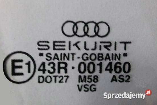 AUDI A8 D2 SZYBA BOCZNA PODWOJNA DRZWI PRZOD Boczne (drzwi)