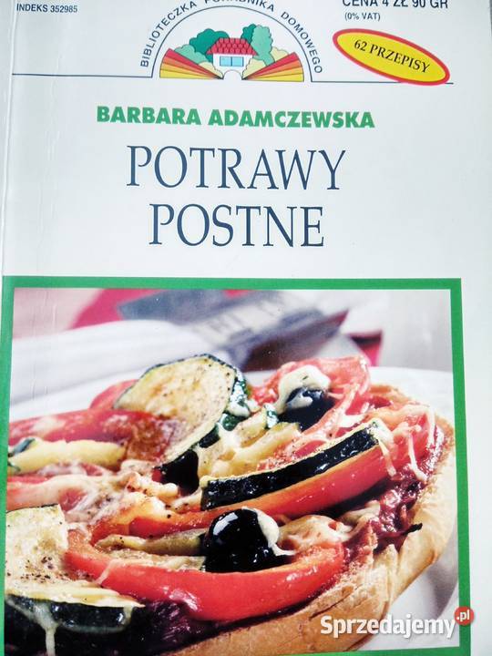 Potrawy postne kuchnia Bródno książki prezenty Warszawa