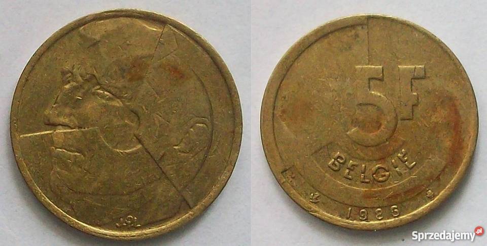 Belgia 5 franków 1986 sprzedam