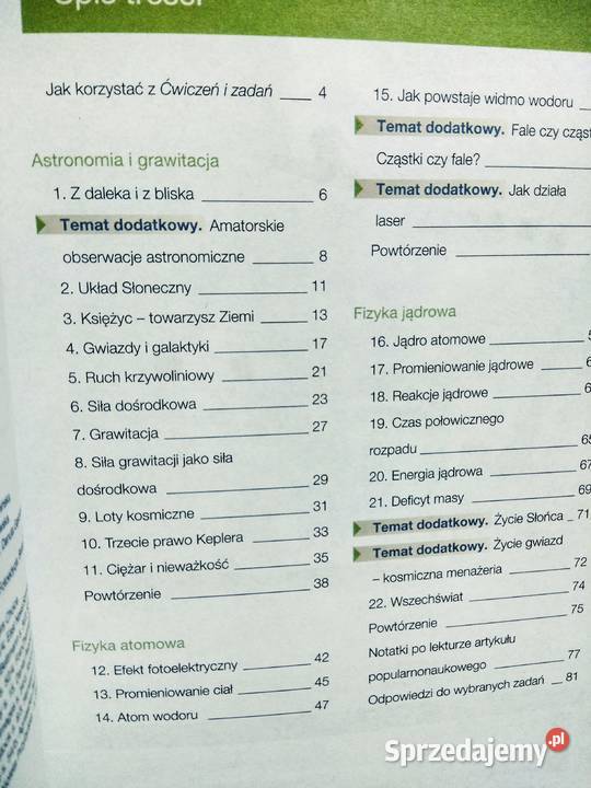 Odkryć fizykę ćwiczenia Nowa Era Warszawa