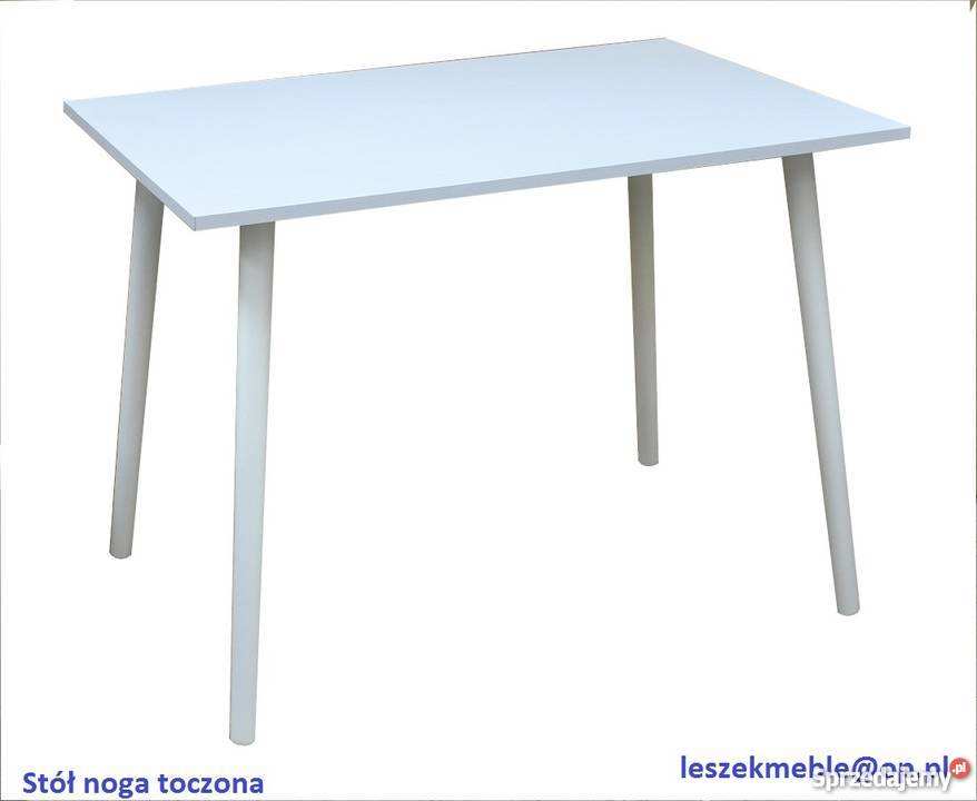 STÓŁ KUCHENNY STYL SKANDYNAWSKI STOLIK BIAŁY Tołkiny