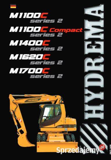 Hydrema M1100C M1400C M1620C M1700C instrukcja Kielce