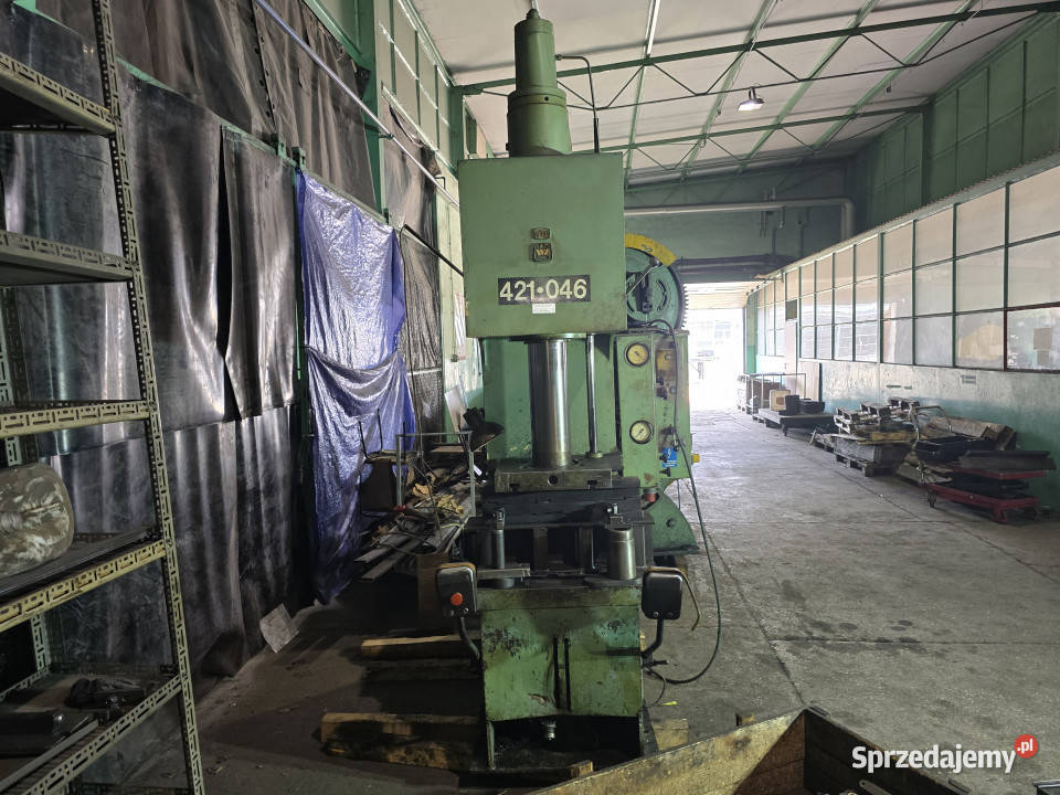 Hydrauliczna prasa 40 TON VEB Wema Zeulenroda wielkopolskie Biskupice