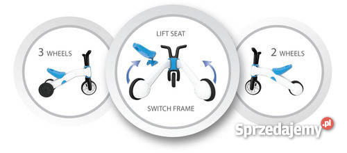 CHILLAFISH BUNZI 2w1 Rowerek biegowy małopolskie Kraków