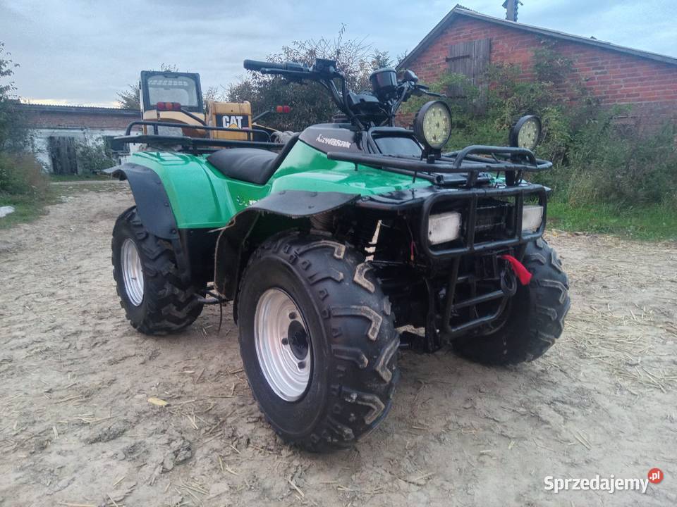 kawasaki klf 300 4x4 wyciagarka transport lubelskie Lublin