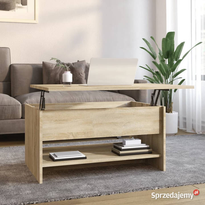 Stolik kawowy dąb sonoma 80x50x40 materiał Warszawa sprzedam