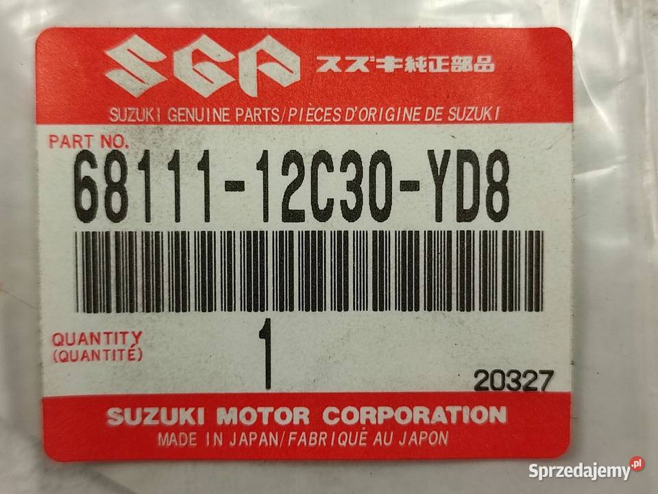 NAKLEJKA SUZUKI NA BAK SUZUKI GSXR1000 20012004 Motoryzacja