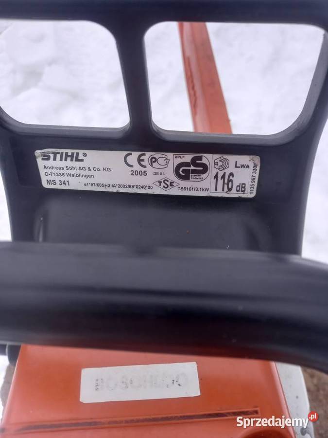 Stihl ms 341 STAN TECHNICZNY lubelskie Biłgoraj