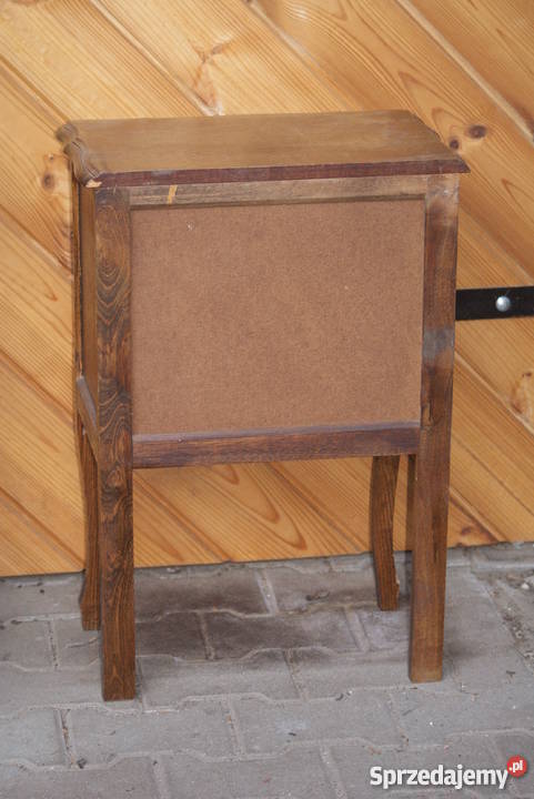 Drewniana komódka szafka stolik nocny styl Warszawa