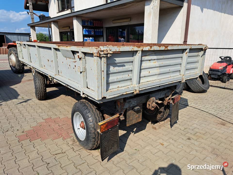 Przyczepa rolnicza dwuosiowa wywrotka kiper