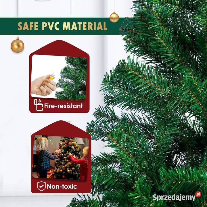 Choinka sztuczna CCLIFE 150 zielona