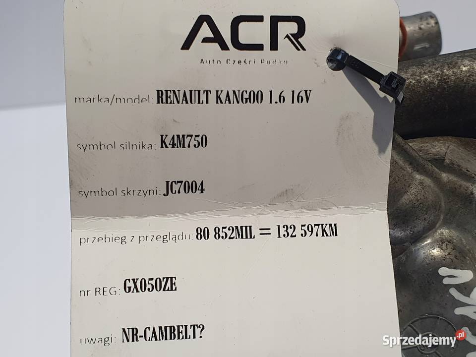 SPRĘŻARKA KLIMATYZACJI Renault Kangoo 16 16V lubelskie Chełm sprzedam