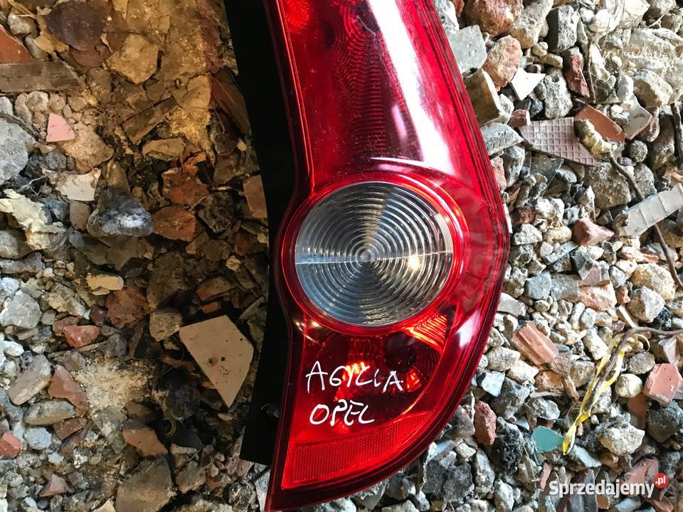 OPEL AGILLA B LAMPA TYŁ TYLNA PRAWA ORYGINAŁ Zbierkowo sprzedam