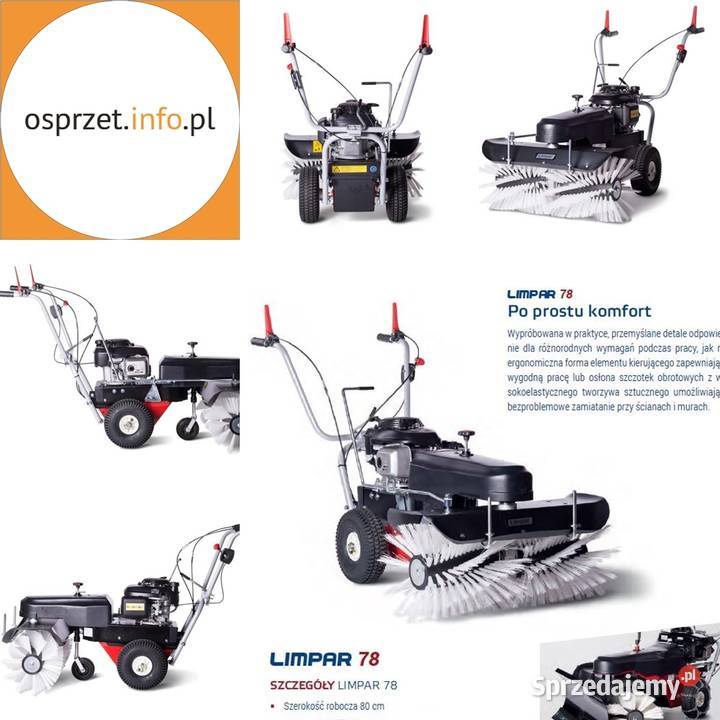 Zamiatarkoodśnieżarka Limpar 78 z silnikiem Wałbrzych