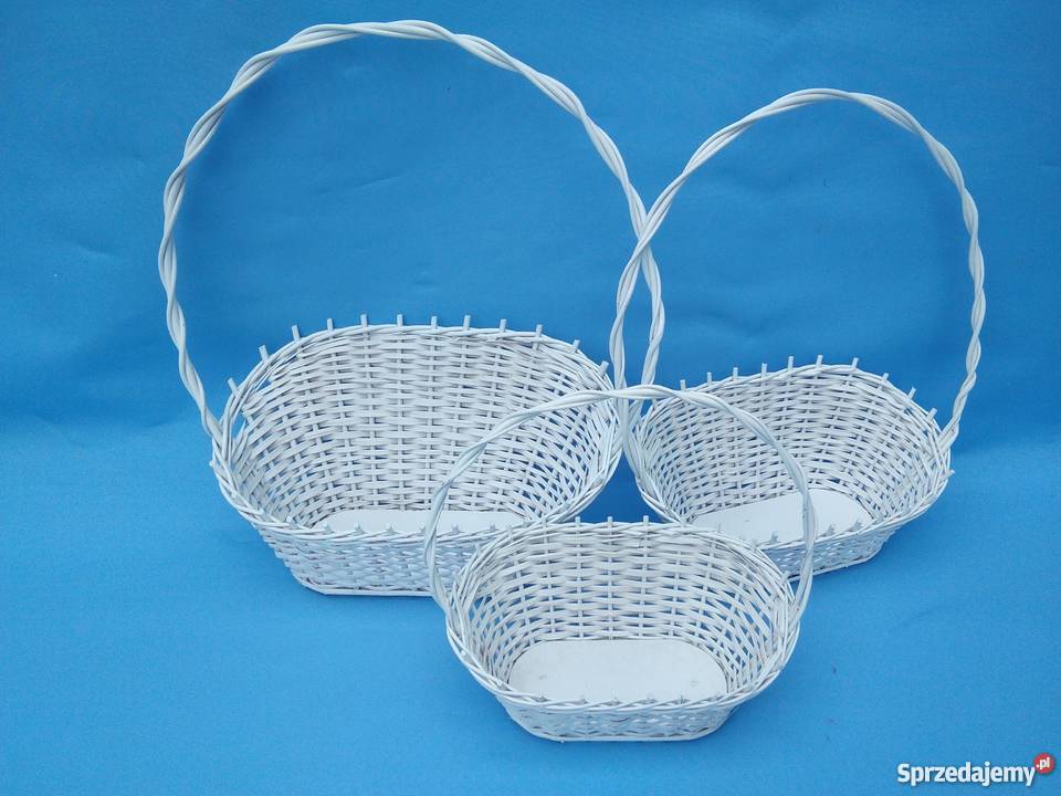 Kosze wiklinowe prezentowe na ślub wesele Świdnik