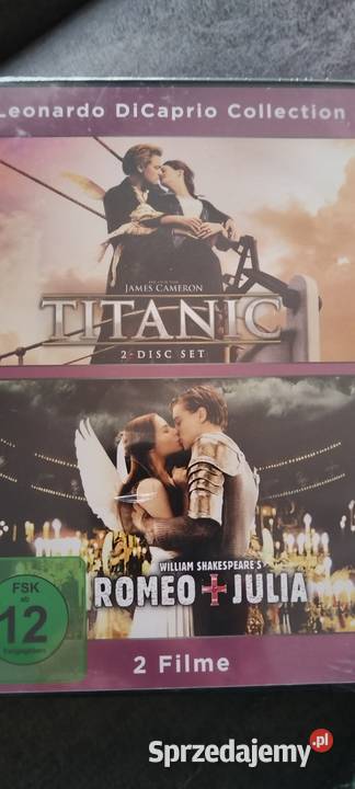 Titanic i Romeo i Julia kolekcja 2 plyt DVD zachodniopomorskie Szczecin