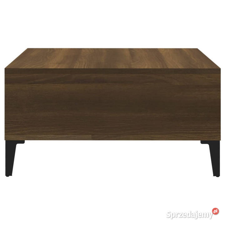 Stolik kawowy brązowy dąb 60x60x30 materiał mazowieckie Warszawa