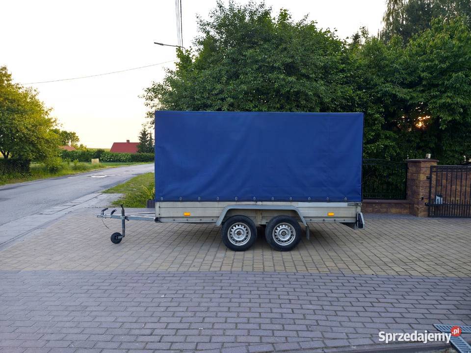 Przyczepa RYDWAN Dwuosiowa DMC 750 320 x 150 Rok produkcji 2016 Wodzisław sprzedam