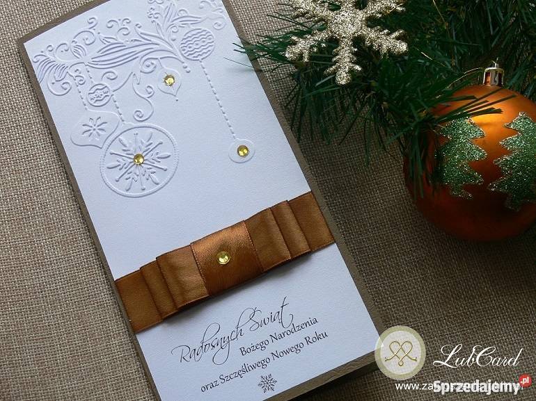Firmowe biznesowe kartki świąteczne ręcznie sprzedam