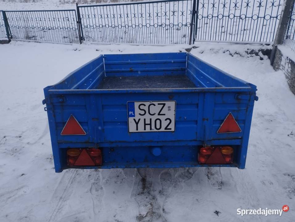 Przyczepka samochodowa zarejestrowana Do samochodów osobowych Sławniów