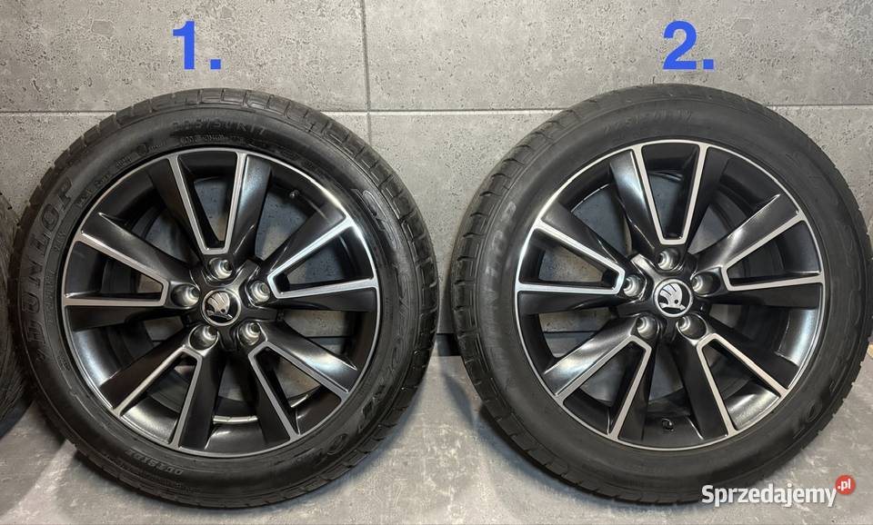 17 Skoda Yeti Octavia oryginał felgi koła Samochodowe Lubasz sprzedam