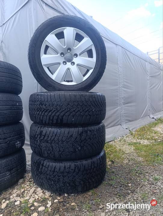 Felgi aluminiowe Audi opony 22555 R16 Samochodowe Tarnów