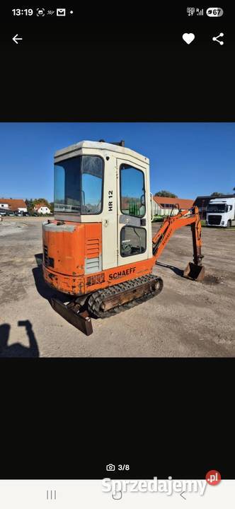 Mini koparka Schaueff HR 12 Lubartów sprzedam
