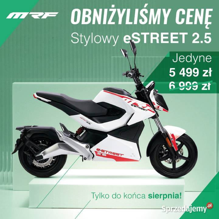 Nowość Motorower elektryczny MRF ESTREET 25 Nowy Sącz