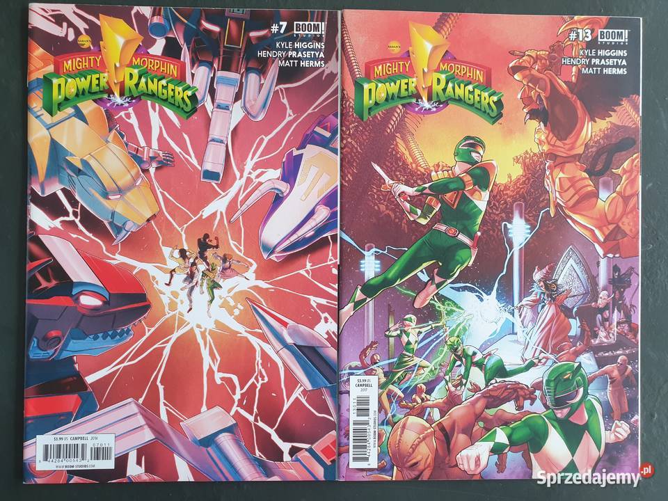 Power Rangers kolekcja 18 komiksów USA Gdynia
