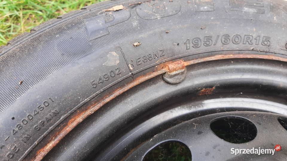 koło zapasowe 4x1143 ET60 19565 R15 honda accord Korzeńsko