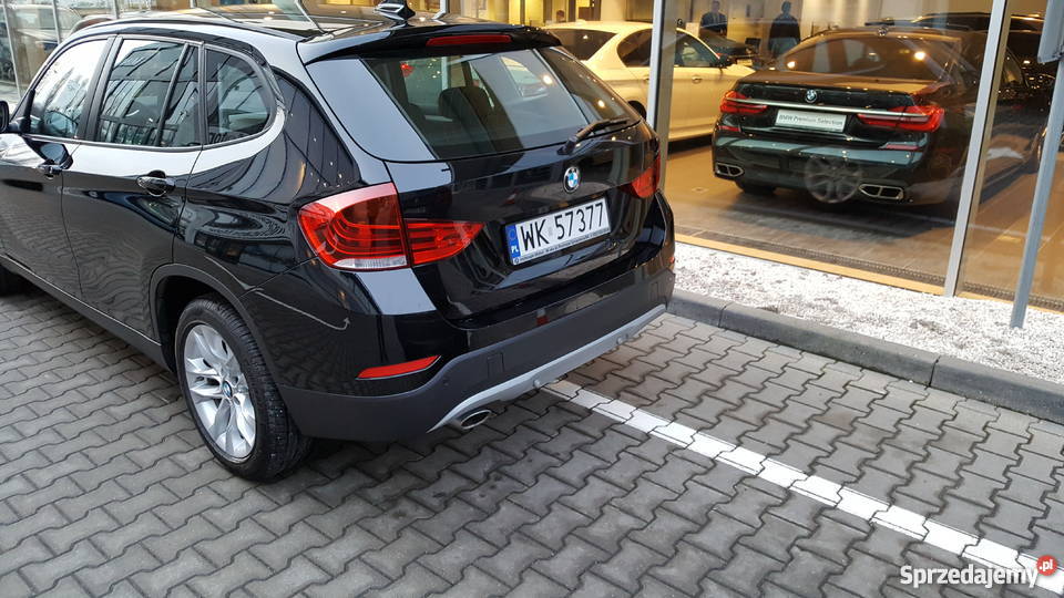 2014 BMW X1 rej 2015 nowy czarny garażowany 20 Warszawa sprzedam