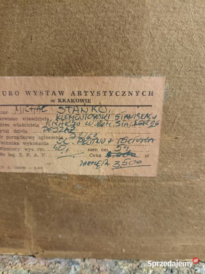 Pejzaż pogórze Sądeckiego Malarstwo