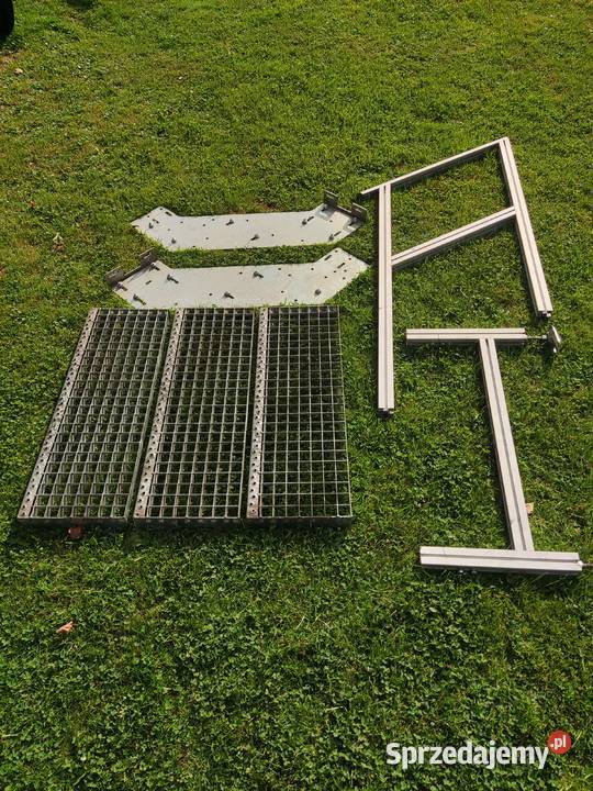 Schody stalowe wysokość 60 szerokość szczebla 80 Pozostałe Libusza