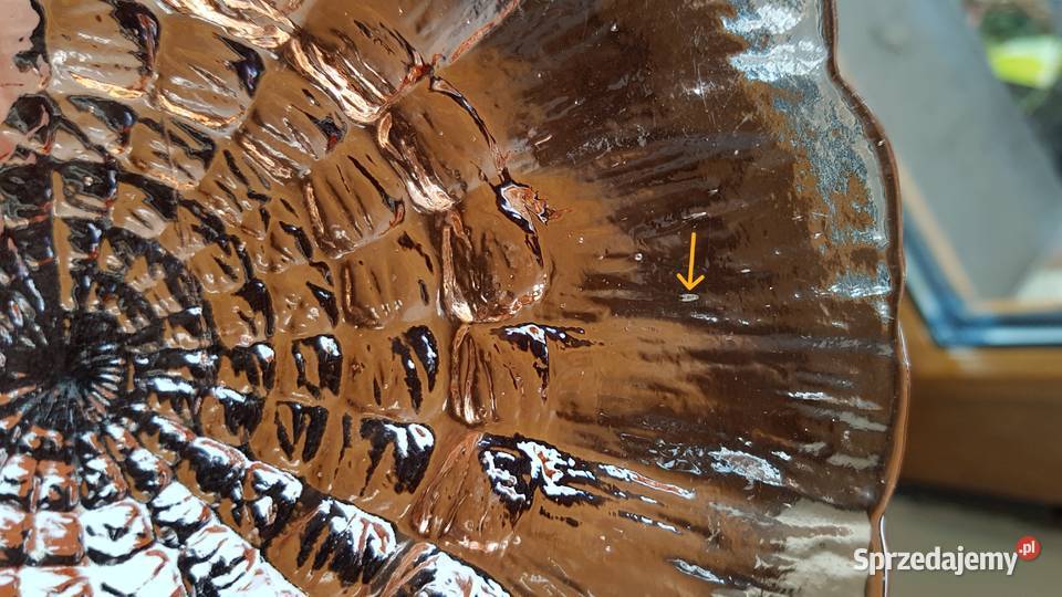 Talerzyk Cora 2 ok 175 Ząbkowice kolorowe szkło Porcelana i szkło