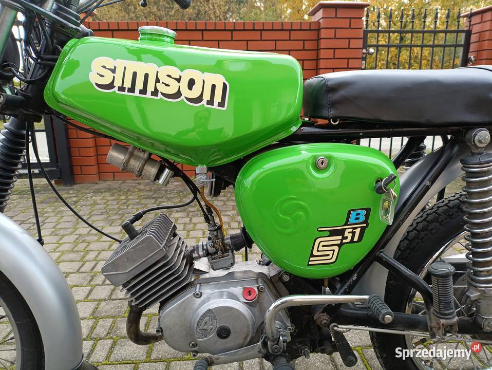 Simson S51 zarejestrowany Motocykle, skutery, quady Sieradz