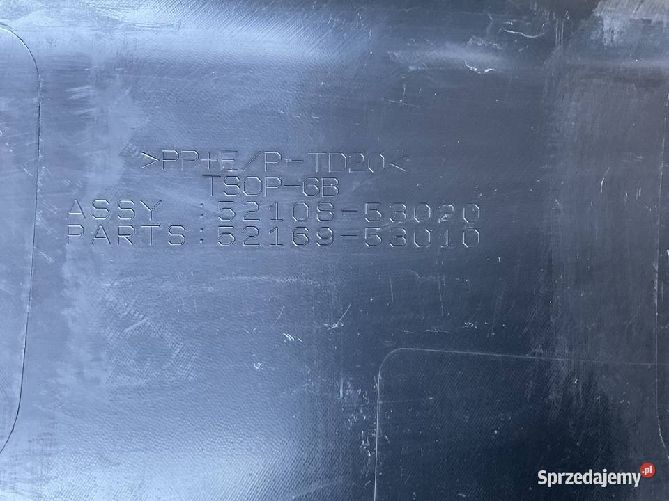 LEXUS IS 1316 Listwa Zderzaka Tył Spoiler Pleszew