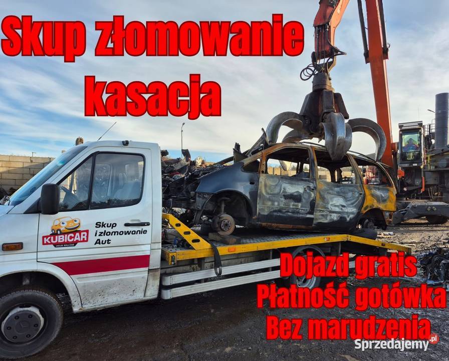Skup złomowanie kasacja aut motocykli Ceków Tuliszków usługi moto