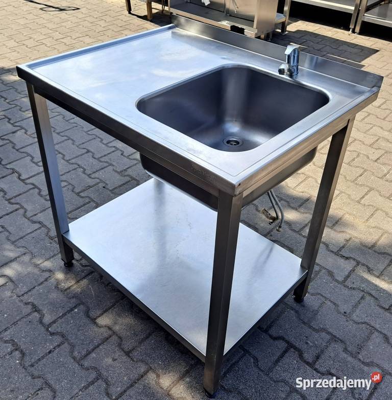 ZLEW 1 KOMOROWY Z PÓŁKĄ DORA METAL 907085 M799N wielkopolskie Nowe Skalmierzyce