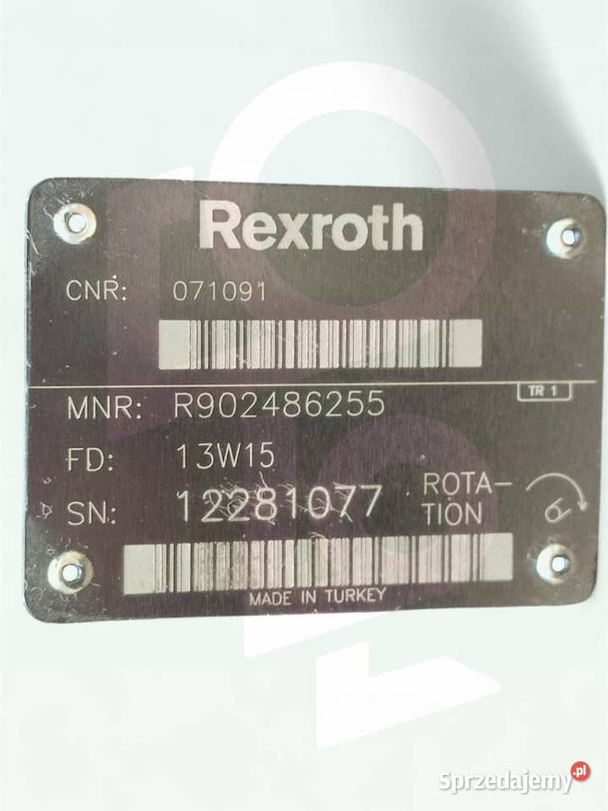 Napęd pompy hydraulicznej 032576 MERLO P3813 Pozostałe