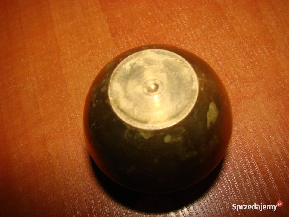 mosiężny wazonik Pruszcz Gdański