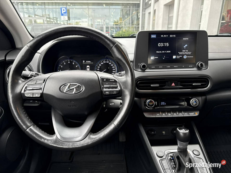 Hyundai Kona 16 TGDi 4WD 198 Automat 7DCT Salon łopatki zmiany biegów Bydgoszcz