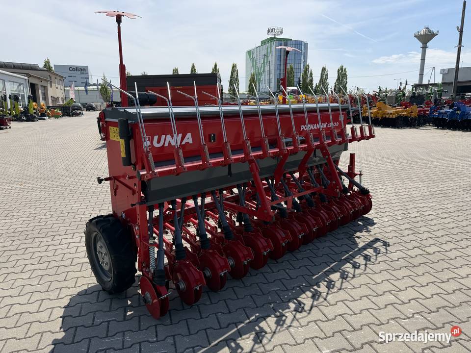 Mechaniczny siewnik zbożowy Poznaniak 4203D wielkopolskie Opatówek