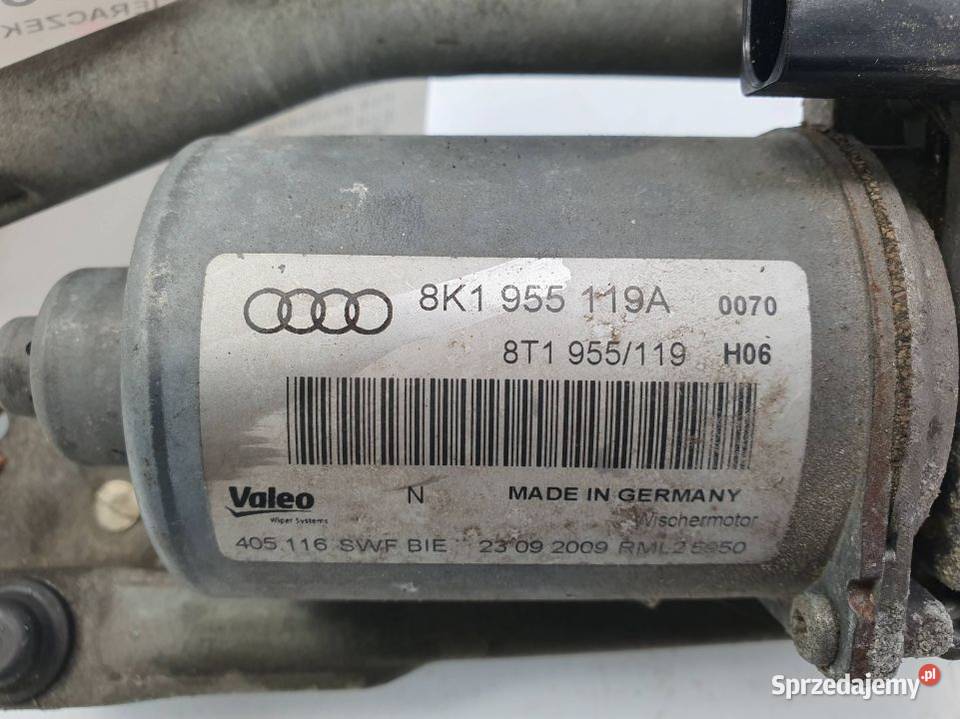 MECHANIZM WYCIERACZEK PRZÓD AUDI A4 B8