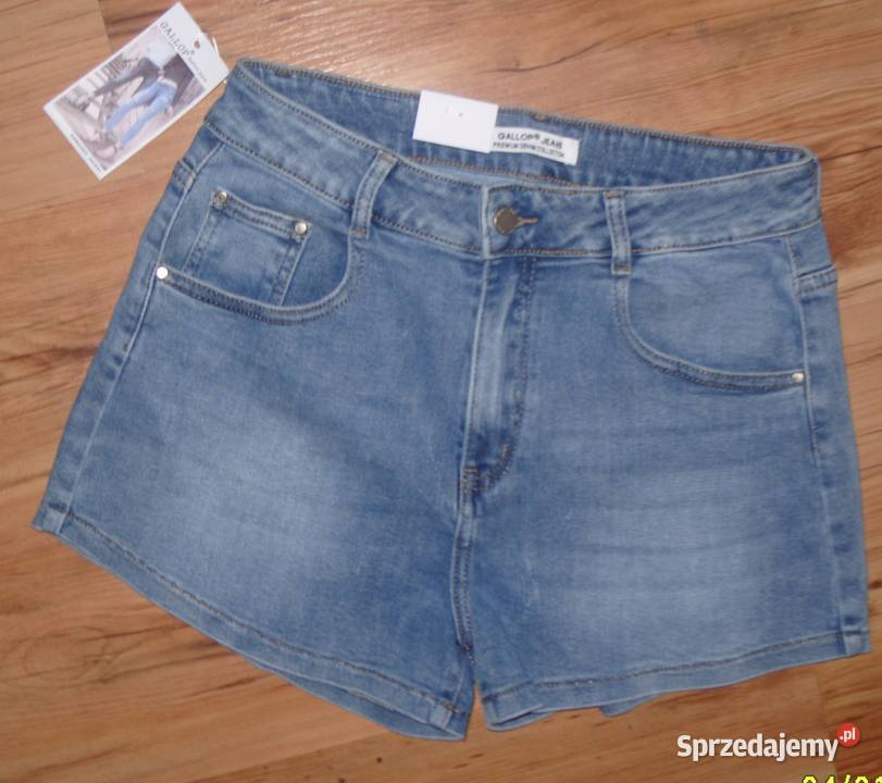 krótkie jeansowe spodenki szortyGALLOPr XL Rawicz