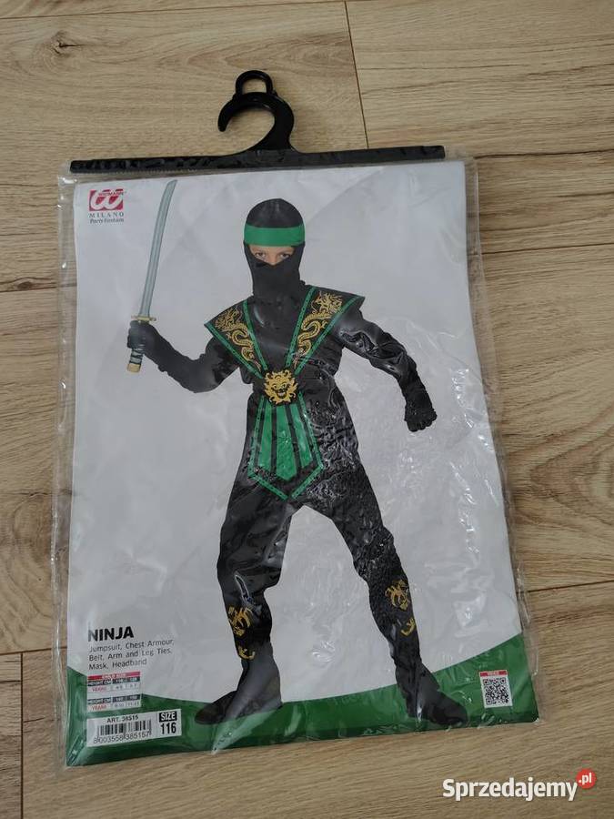 Strój Ninja rozmiar 116 Warszawa