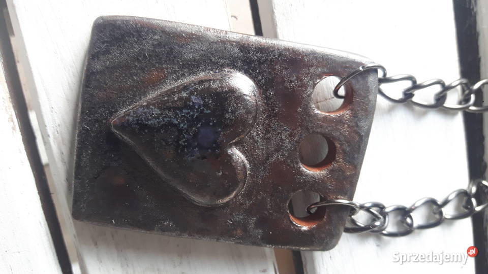 Naszyjnik ceramiczny ręcznie wykonany Otwock
