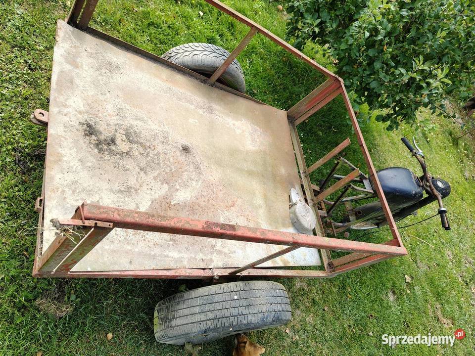 Trójkołowiec trajka wsk 125 kompletna uszkodzony Lelów