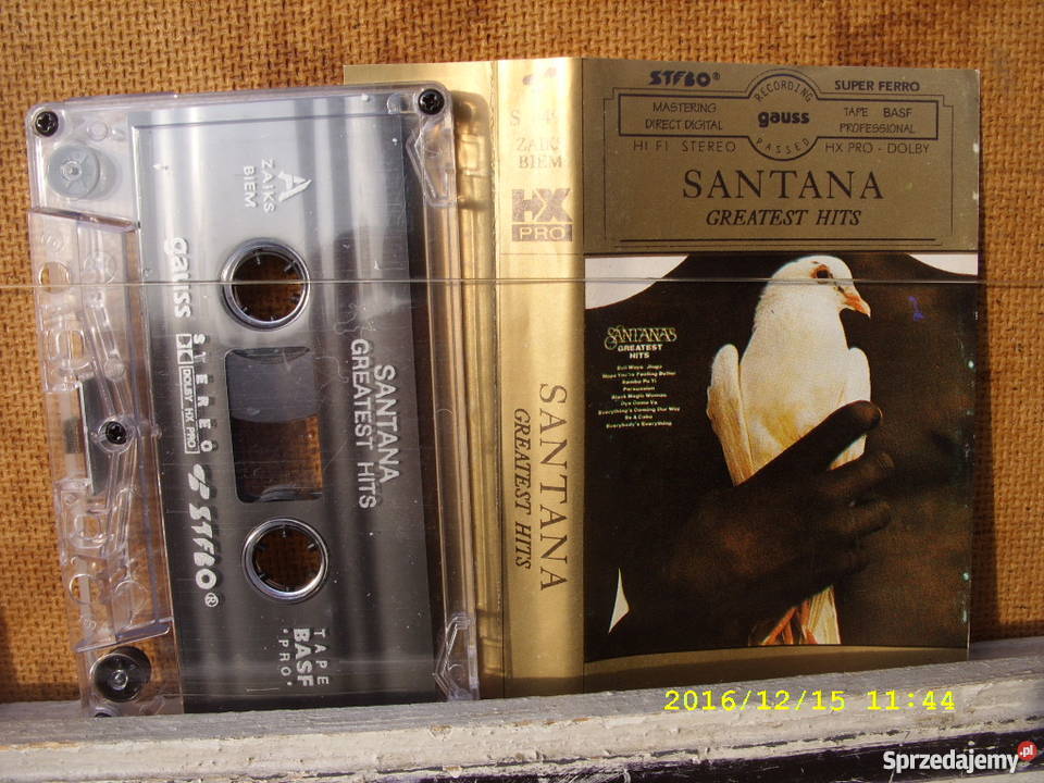 ROCK kaseta SANTANAGREATEST HITS kaseta Wołów